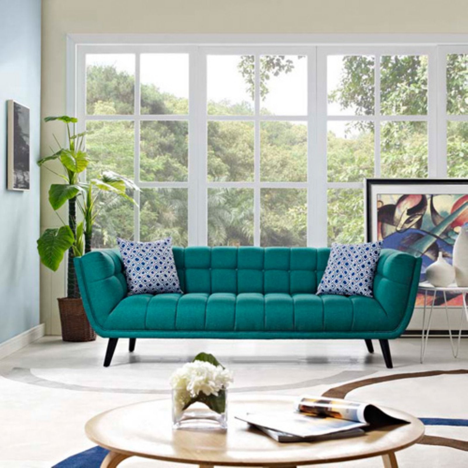 Modway Bestow Upholstered Fabric Sofa