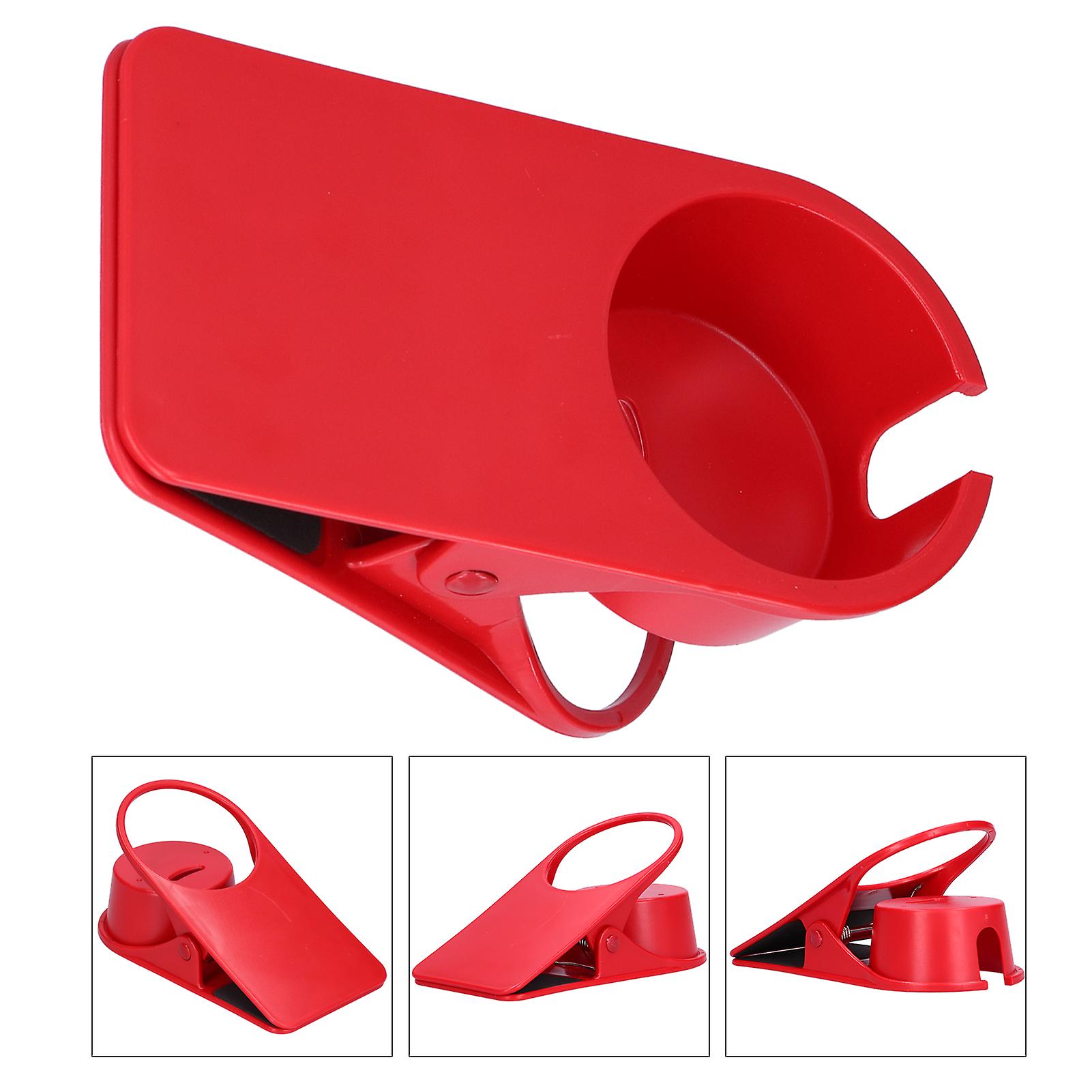 Drinking Cup Holder Stand Clamp Large Plastic Desk Side Clip For Computer Game Table