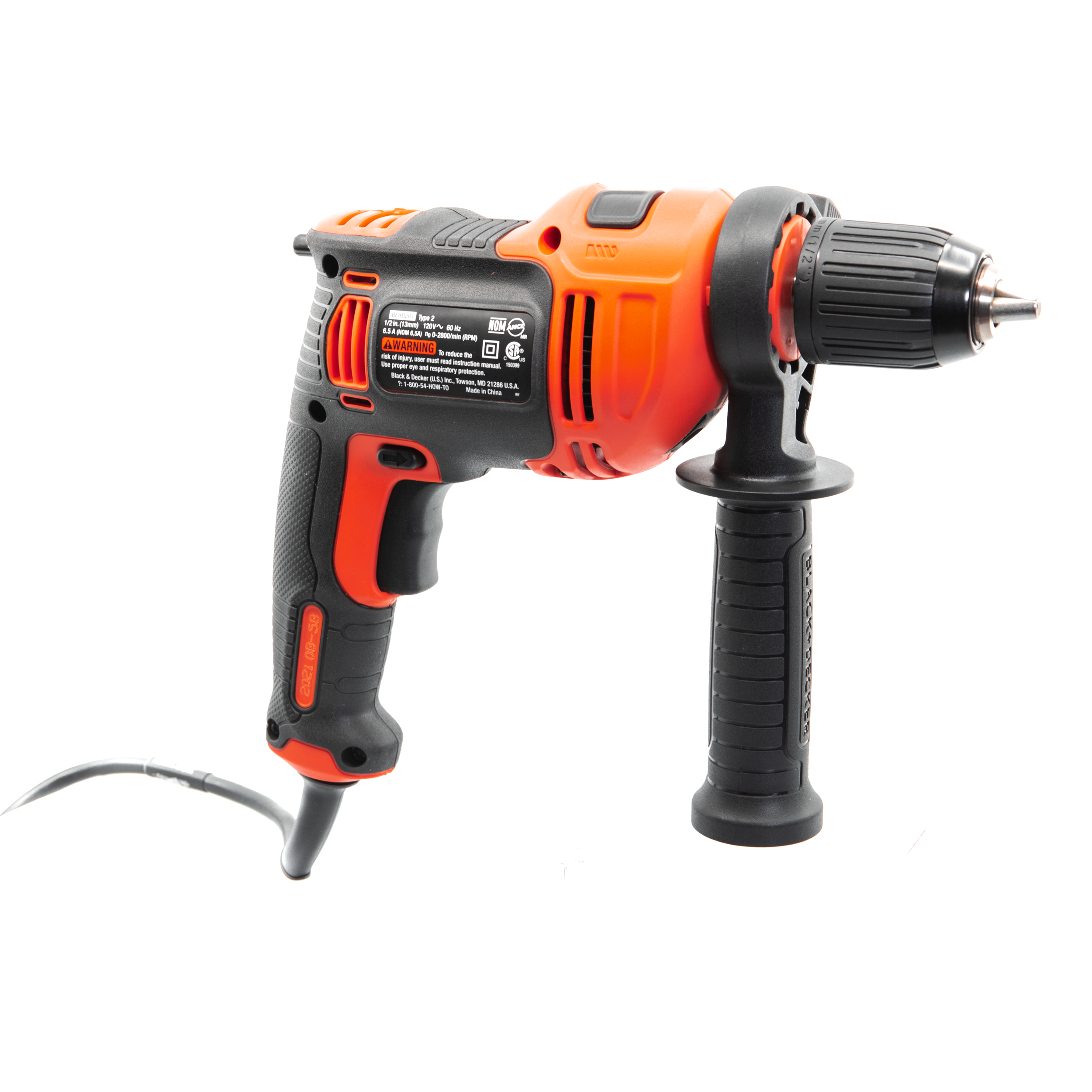 Hammer Drill, 6.5-Amp, 1/2-Inch