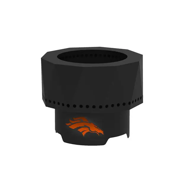 Blue Sky Denver Broncos Ridge Smokeless Fire Pit