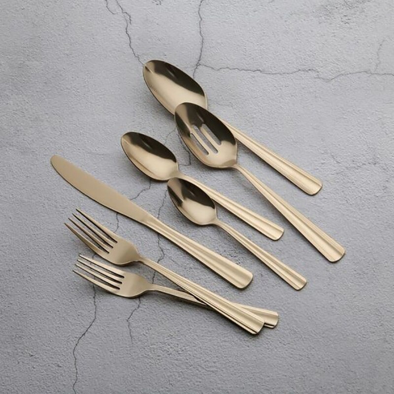 Ornative ALICJA Stainless Steel 42 Pieces Flatware Set with Buffet   10.71\