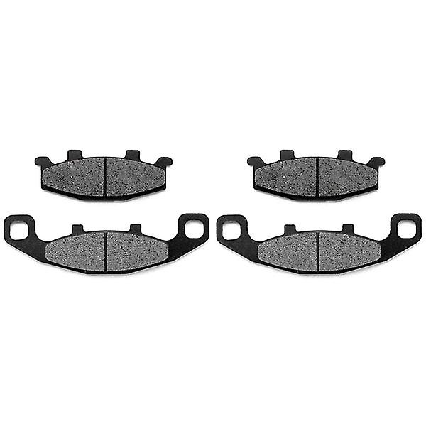 Front Brake Pads Compatible with 1990-1993 Kawasaki ZR 550 Zephyr - Non-Metallic Organic NAO Brake Pads Set