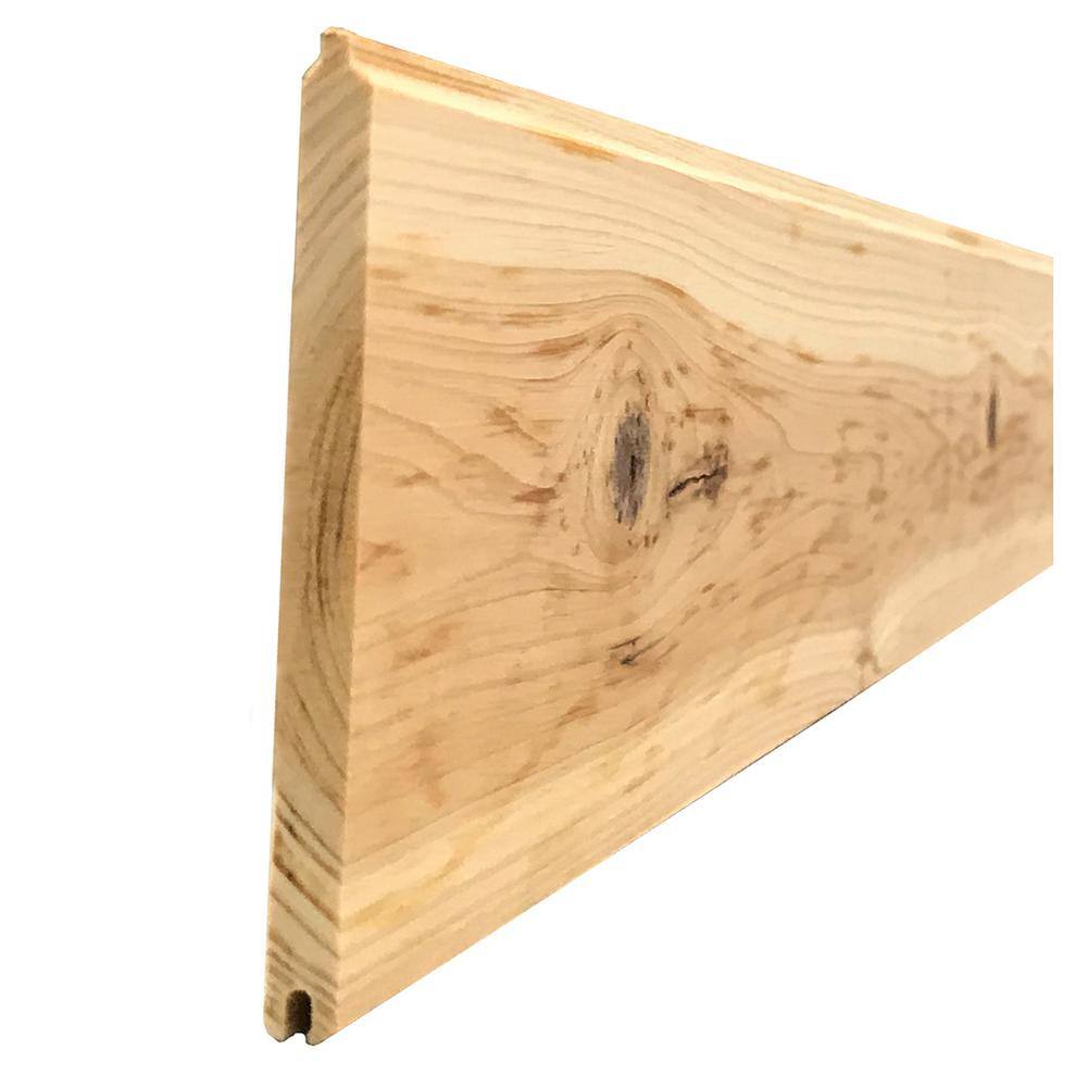 14 in. x 3-12 in. x 96 in. Cedar V-Plank (3-Pack Per Box) 8203015