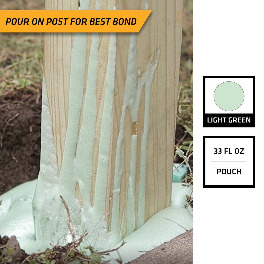 Sika 2 lb. PostFix Fence Post Mix Mix-In-The-Bag Expanding Foam for Supporting Non-Structural Posts Mailbox Sign 7116170