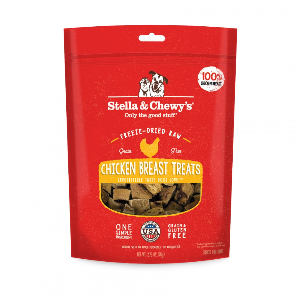 Stella  Chewys Freeze-Dried Raw Chicken Breast Dog Treats