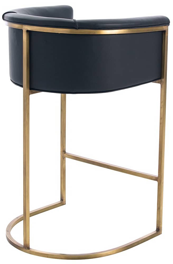 Arteriors Calvin Black Bar Stool