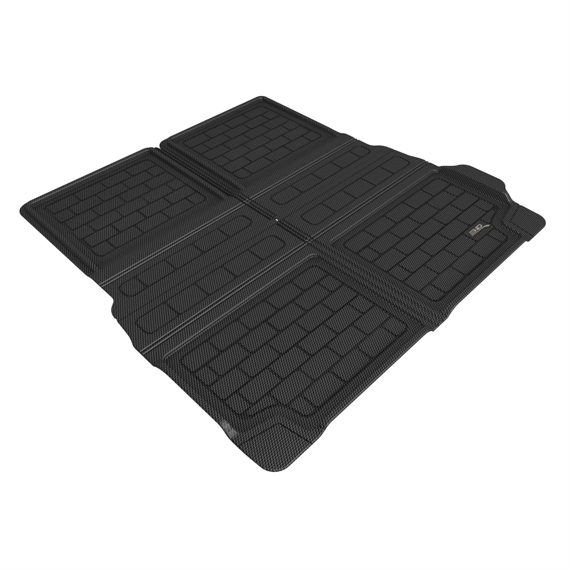 3D MAXpider M1BM1051309 Behind 2nd Row Kagu Cross Fold Cargo Liner for 2019-2021 BMW X7 G07and#44; Black