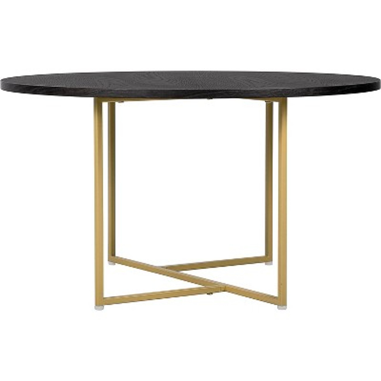 Ines Round Coffee Table French Black - Adore Decor