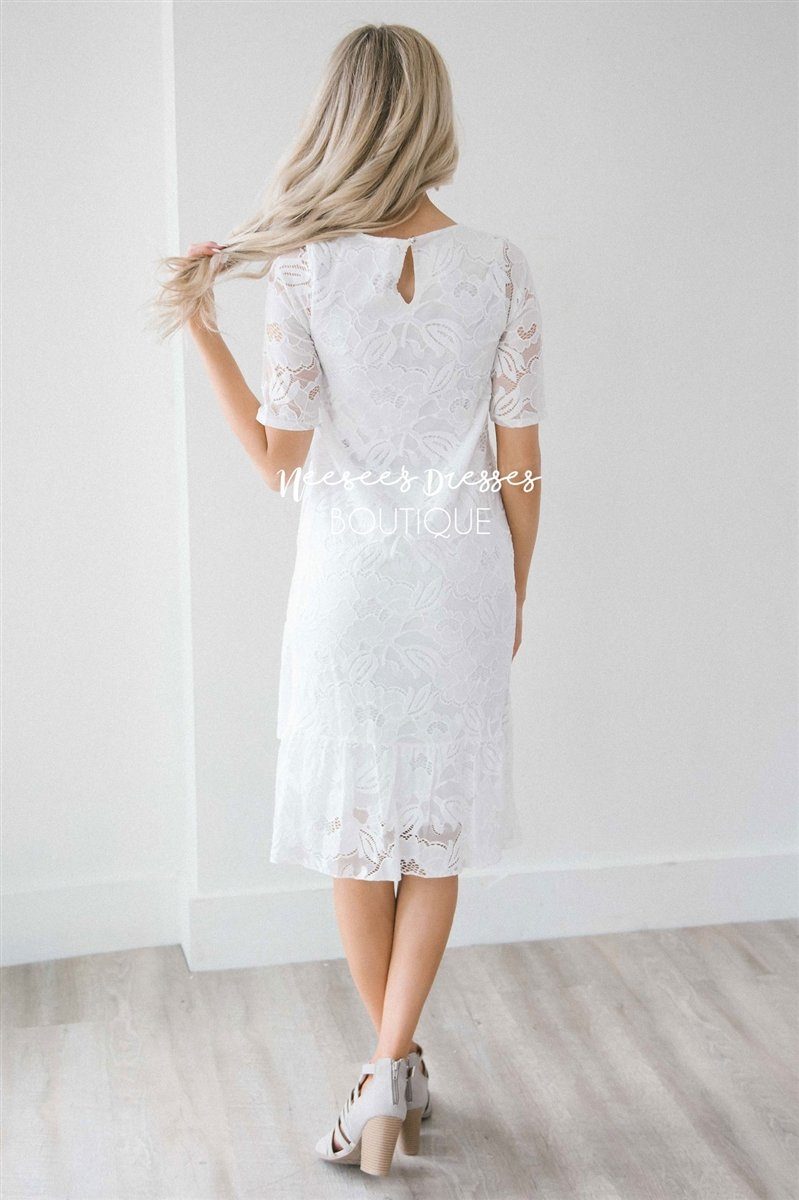 Summer Bride Tiered Ruffle Dress