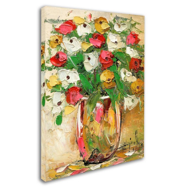 X 18 quot Hai Odelia x27 spring Flowers In A Vase 7 x27 Canvas Art