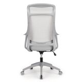 Lenzer Mesh High-Back Task Chair， Gray， BIFMA Certified