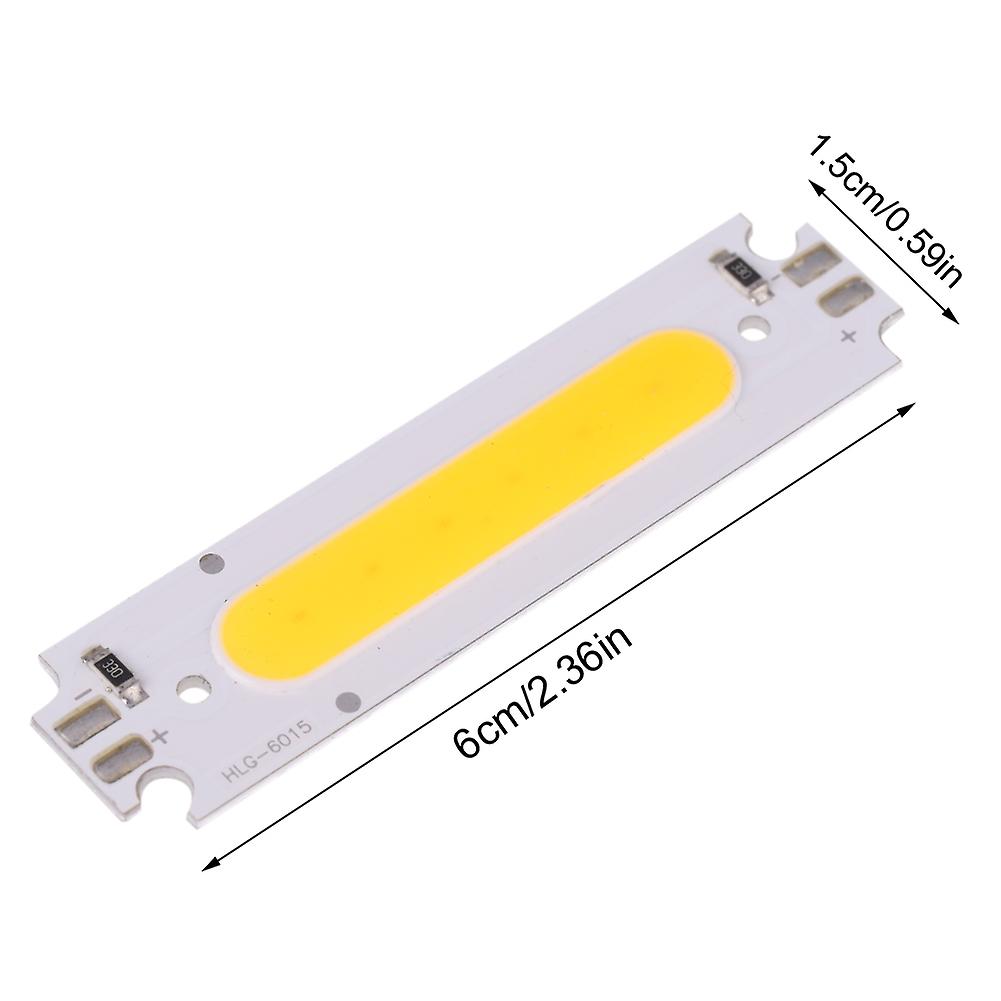 10pcs Dc 12v 2w Cob Chip Light Source Fits For Diy Led Lamp Lighting Fixtures (warm White)