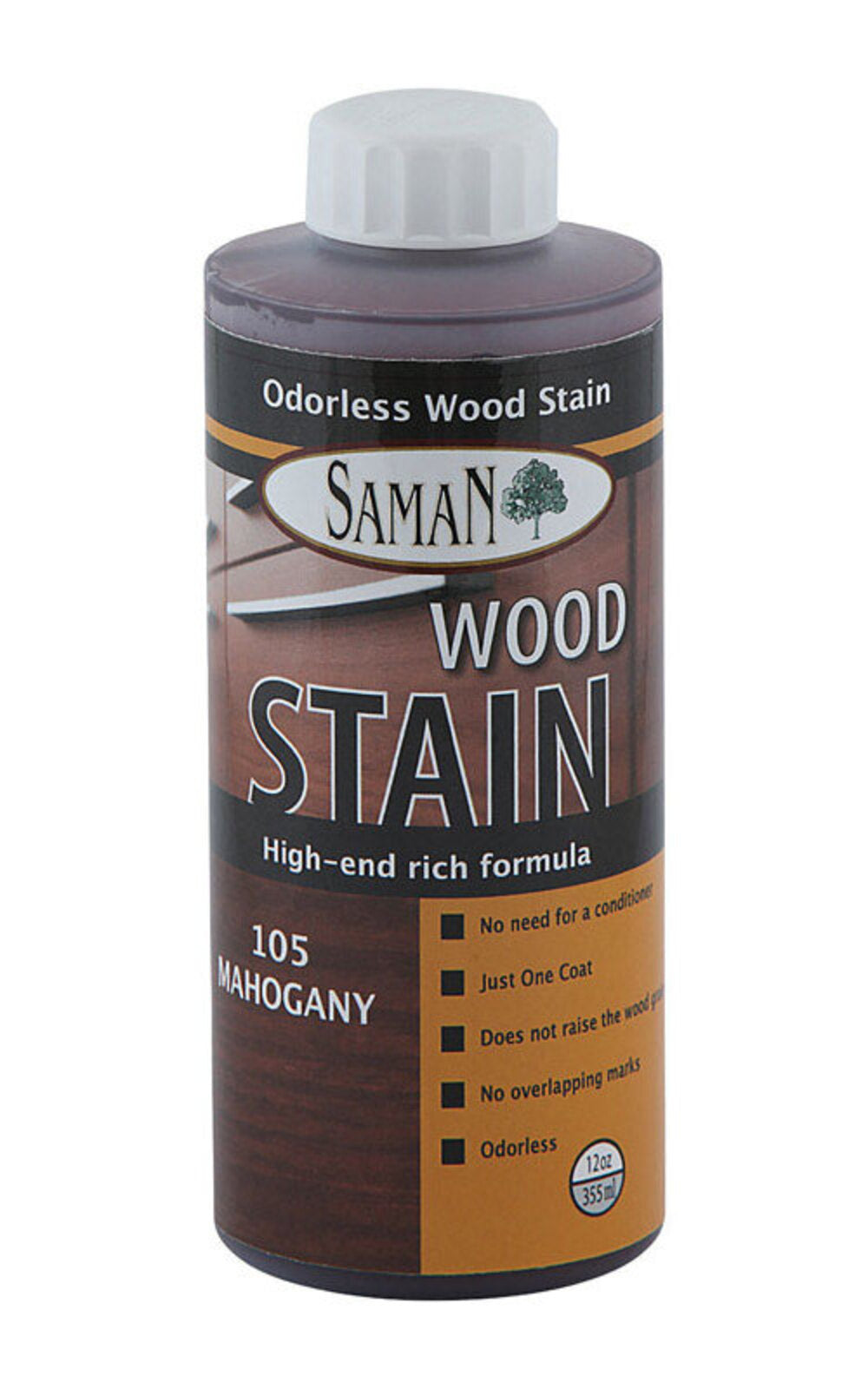 SAMAN WD STAIN MOHG 12OZ