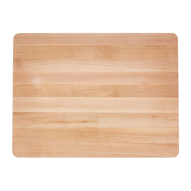 John Boos Maple Wood Chop N Slice Reversible Cutting Board， 18 x 12 x 1.25 Inch