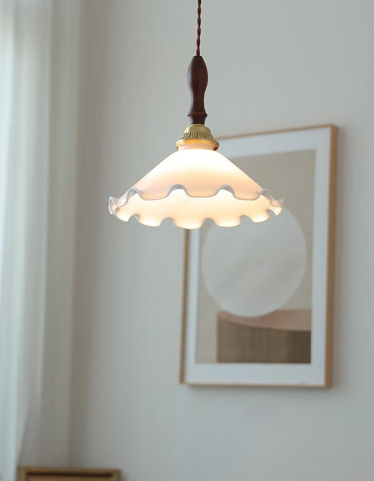 Milky Flower Pendant Light