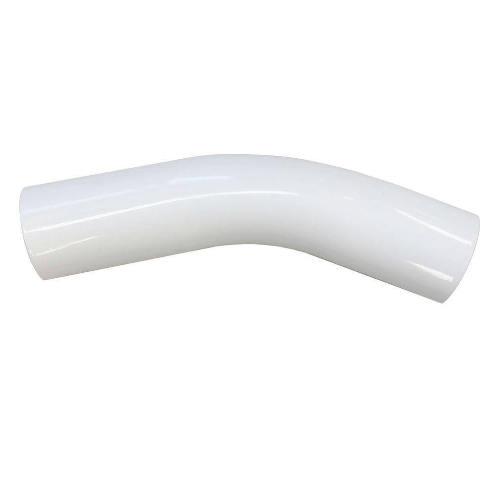 EZ Handrail White Aluminum Stair Slope Hand Rail Elbow EZA734-W