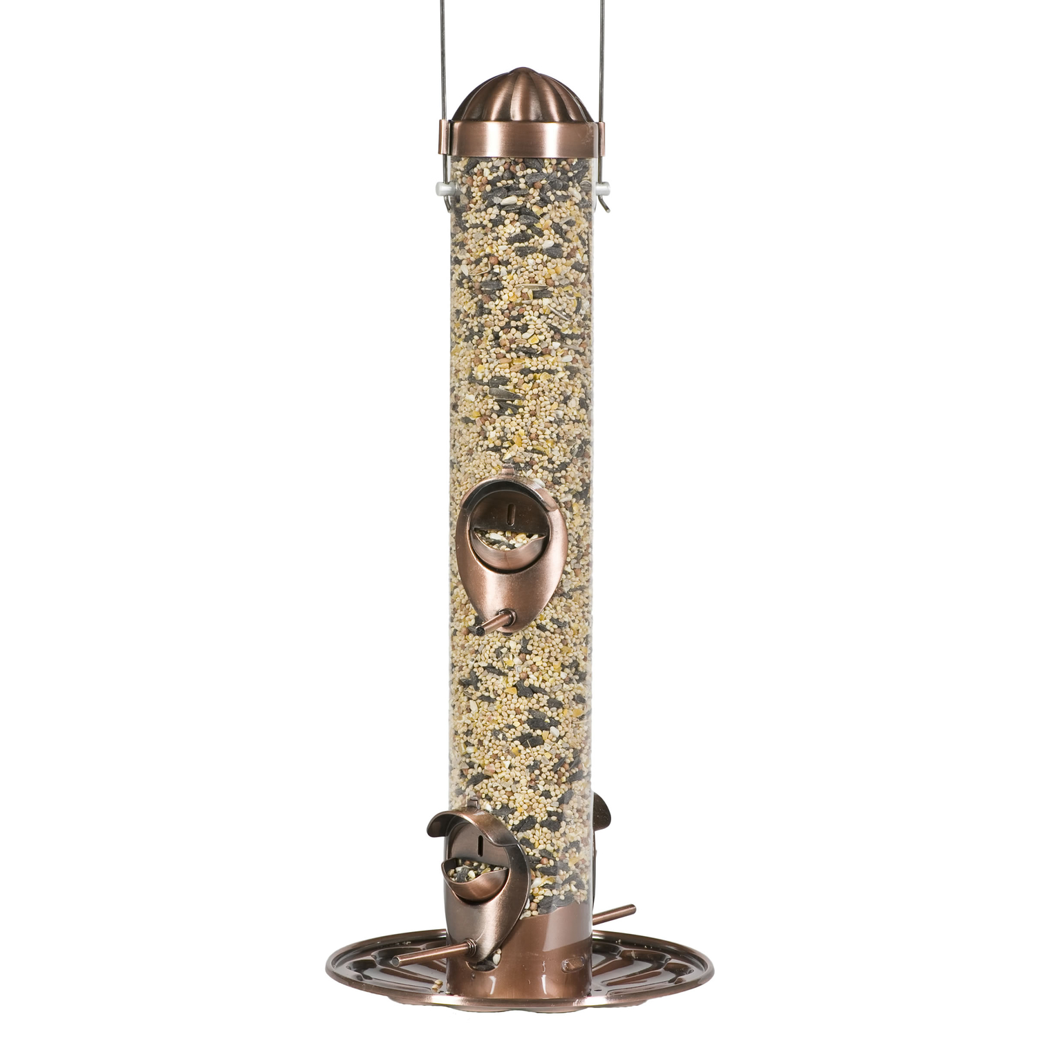 Perky-Pet Wild Bird and Finch 1.8 lb Plastic Bird Feeder 4 ports