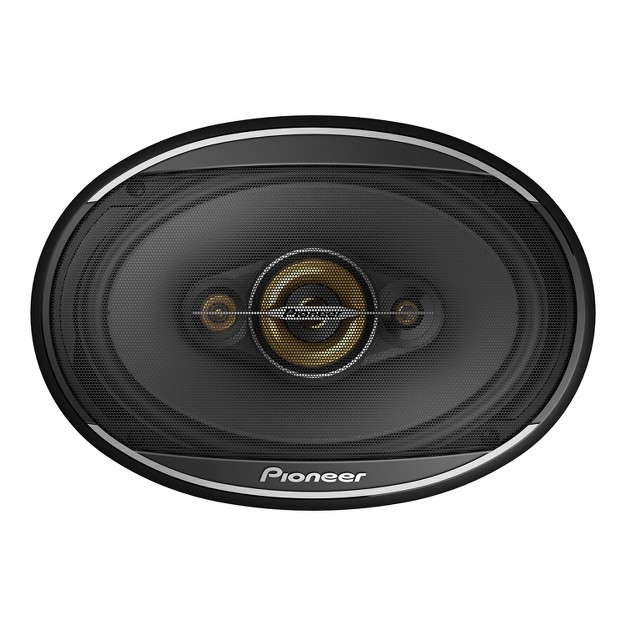 Pioneer Ts a6971f 6 in X 9 in 600 watt 4 way Full range Coaxial Speakers Gold And Black Max Power 2 Pack