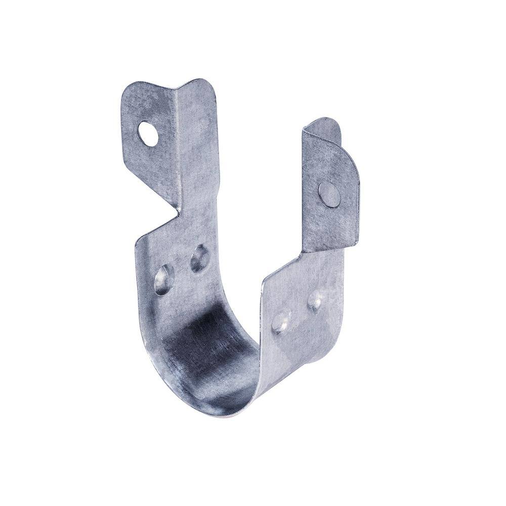 The Plumber's Choice 1-12 in. CPVC Side Mount Pipe Strap in Galvanized Steel 112CPSMG