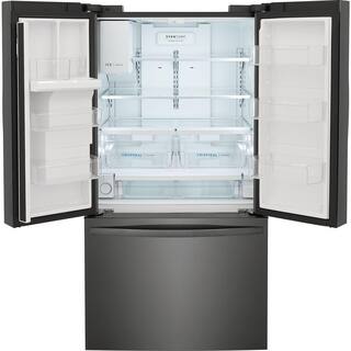 Frigidaire 27.8 Cu. Ft. French Door Refrigerator in Black Stainless Steel FRFS2823AD