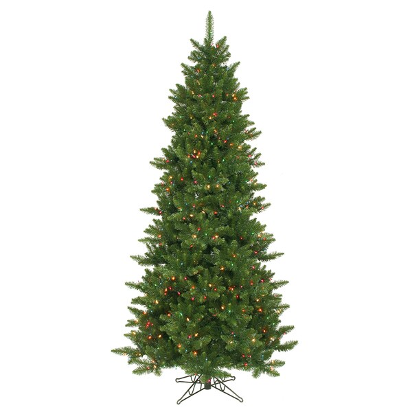 8.5' x 50 Camdon Fir Slim Tree with 800 MultiColored DuraLit Lights