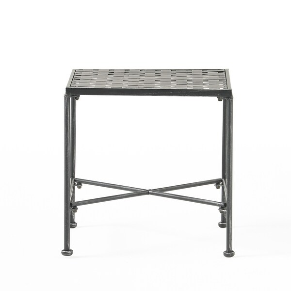 Iron End Table 18