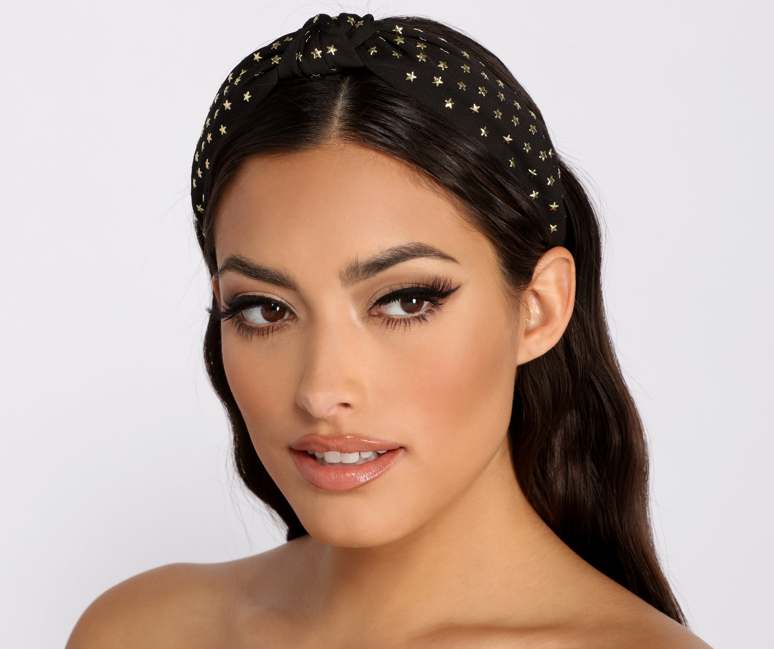 Lucky Star Studded Knot Headband