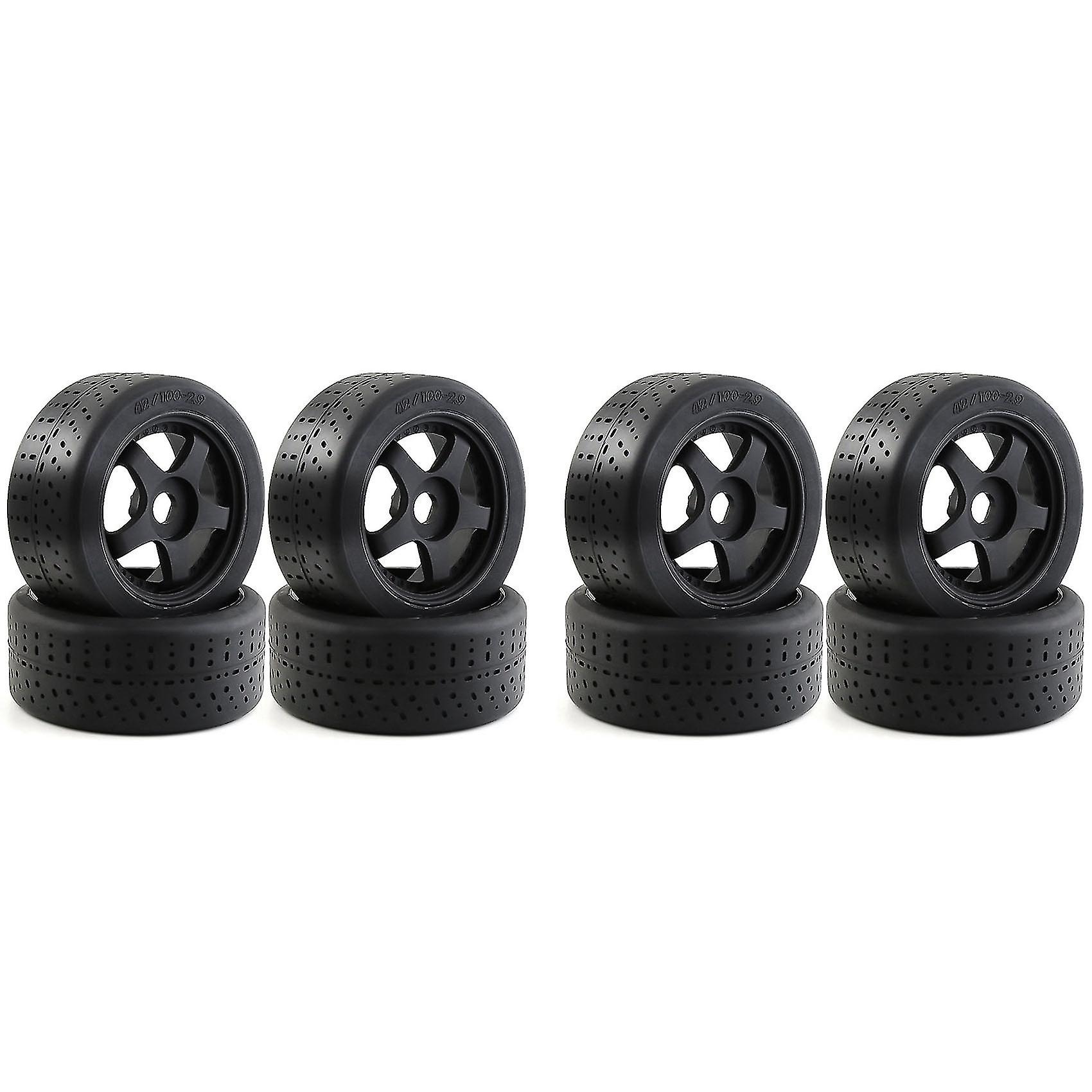 8pcs 100x42mm 5-spoke Tire Tyre 17mm Wheel Hex For Arrma 1/7 Infraction Felony Limitless Rc Car Upg