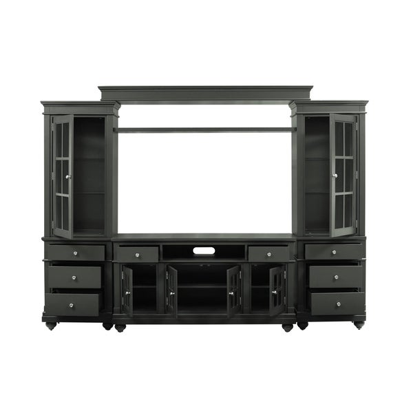 Hampton Charcoal Entertainment Center