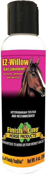 Finish Line EZ-Willow Sore Muscle and Joint Pain Relief Horse Liniment Gel