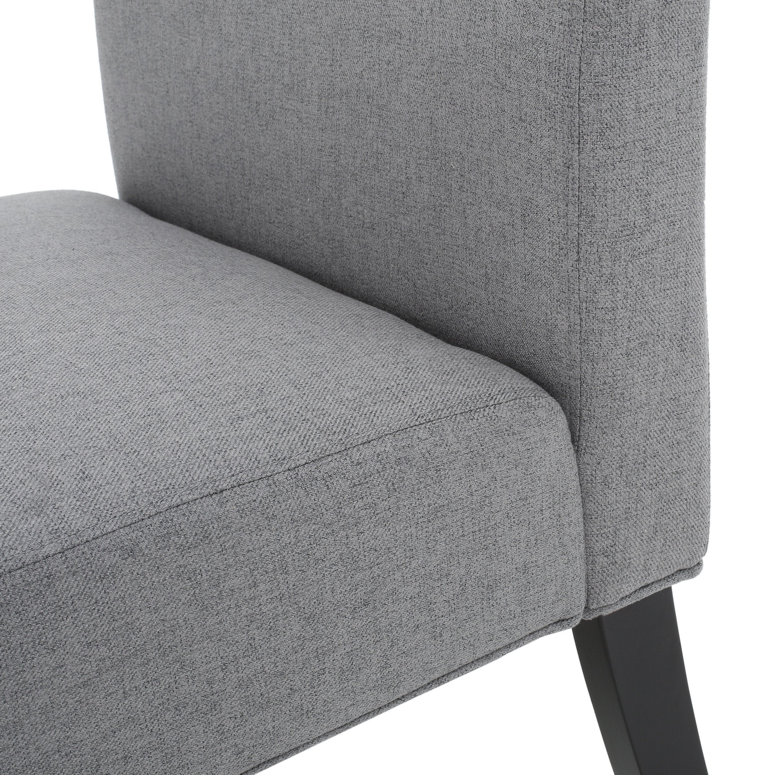 Kendal Contemporary Fabric Slipper Accent Chair