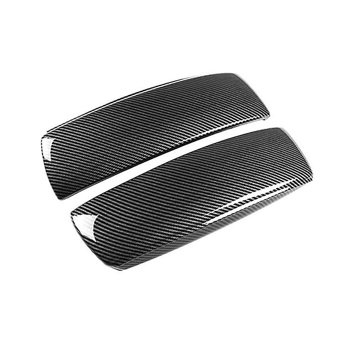 Car Carbon Fiber Center Console Armrest Box Panel Cover Decoration Stickers For X5 E70 X6 E71 2008-