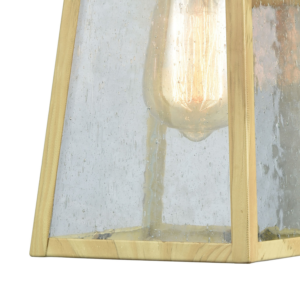 Meditterano 1 Outdoor Sconce Birtchwood   Transitional   Outdoor Wall Lights And Sconces   by HedgeApple  Houzz