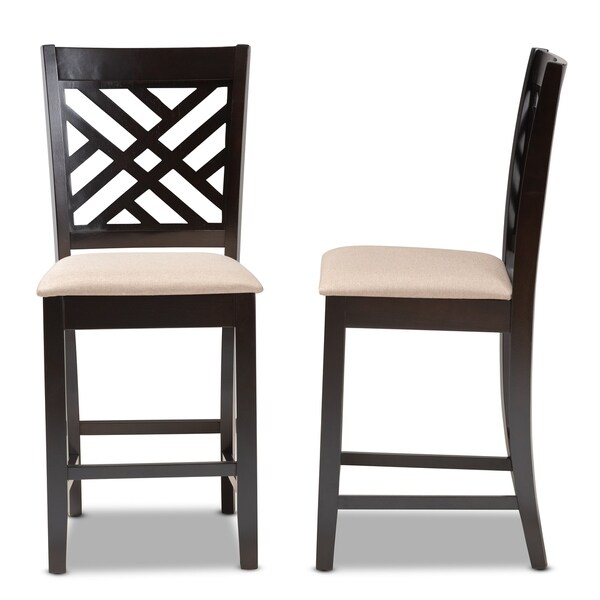 Modern and Contemporary Counter Stool 2-Piece Set