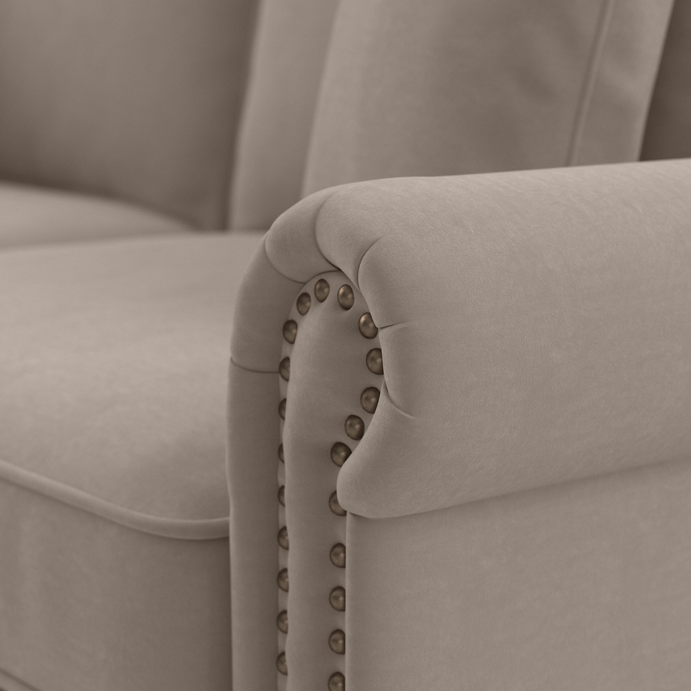 Coventry 113W U Shaped Sectional Couch by Bush Furniture