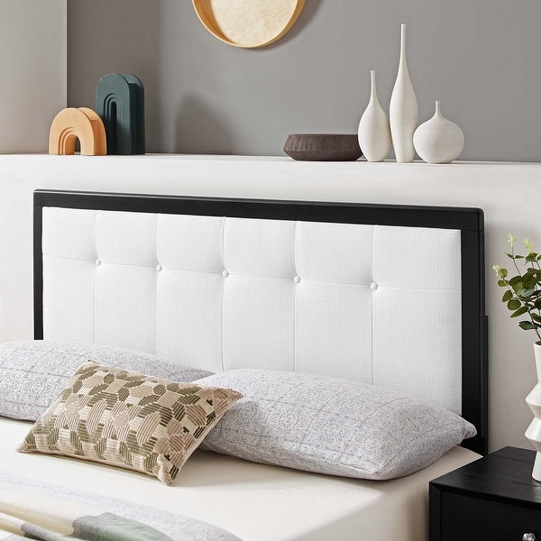 Draper Tufted Fabric and Wood Headboard - - 32028874