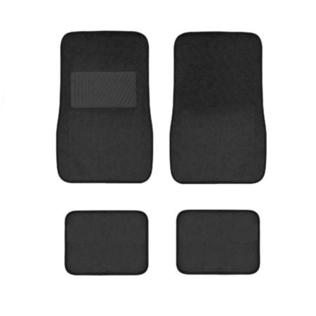 Autocraft Car and SUV Floor Mat， Black Carpet， Universal， 4 Piece