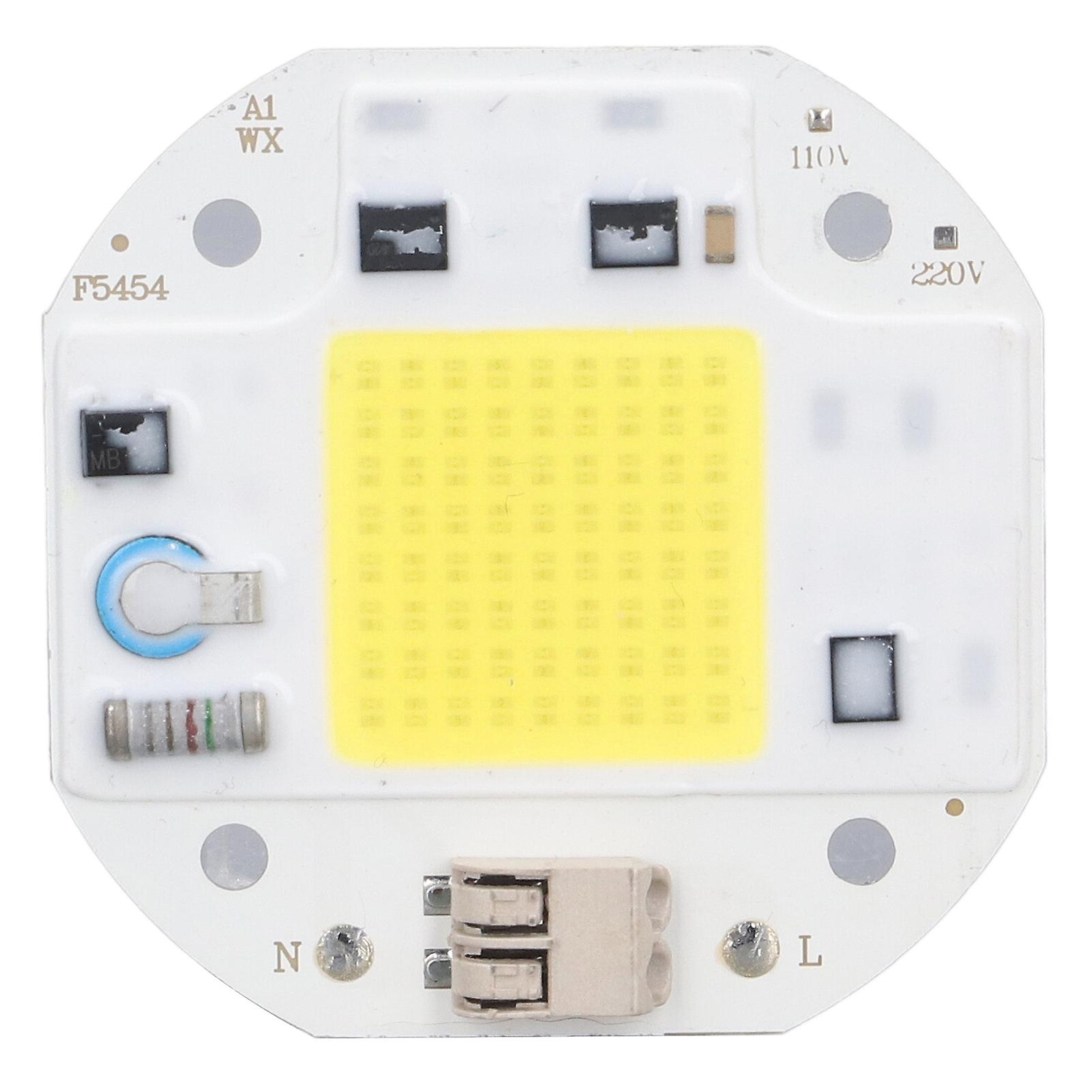 Cob Lamp Bead High Power Led Chip High Brightness Cob Light Emitter Drive Free For Diy Lighting 110v70w Cold White 5800k-6500k