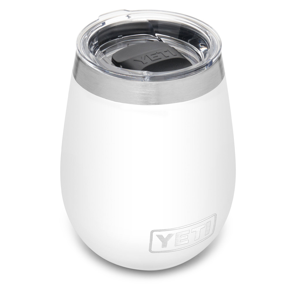 Yeti Rambler Wine Tumbler with MagSlider Lid 10oz， White ;