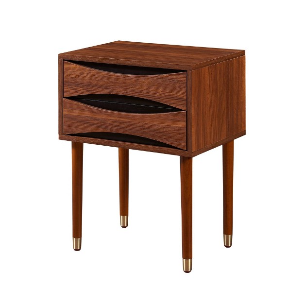 Dawson Side Table Walnut Teamson Home