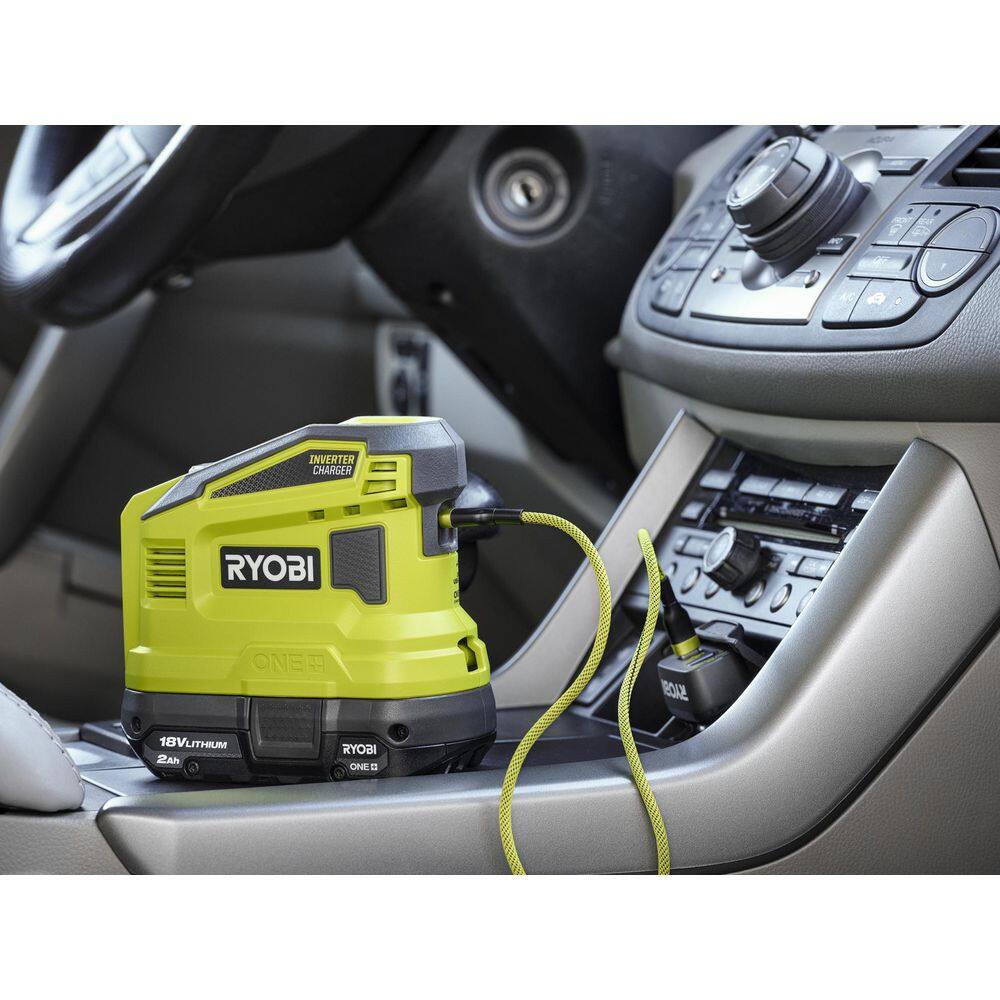 RYOBI 150-Watt Push Start Power Source and Charger for ONE+ 18-Volt Battery with 2.0 Ah Battery RYi150C