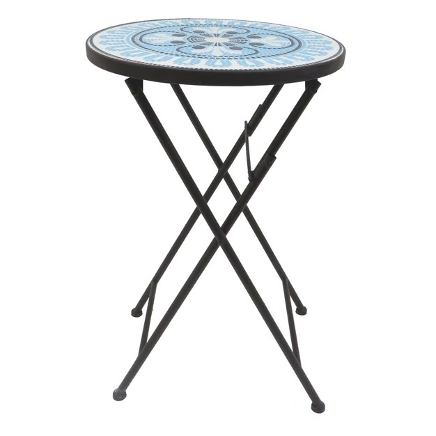 Saint Birch Lori Mosaic Folding Side Table