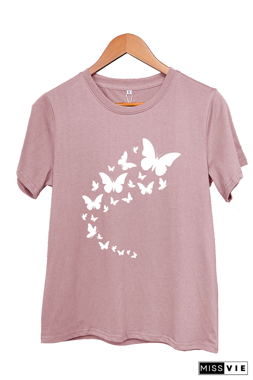 Flying Butterflies Graphic T-Shirt Wholesale