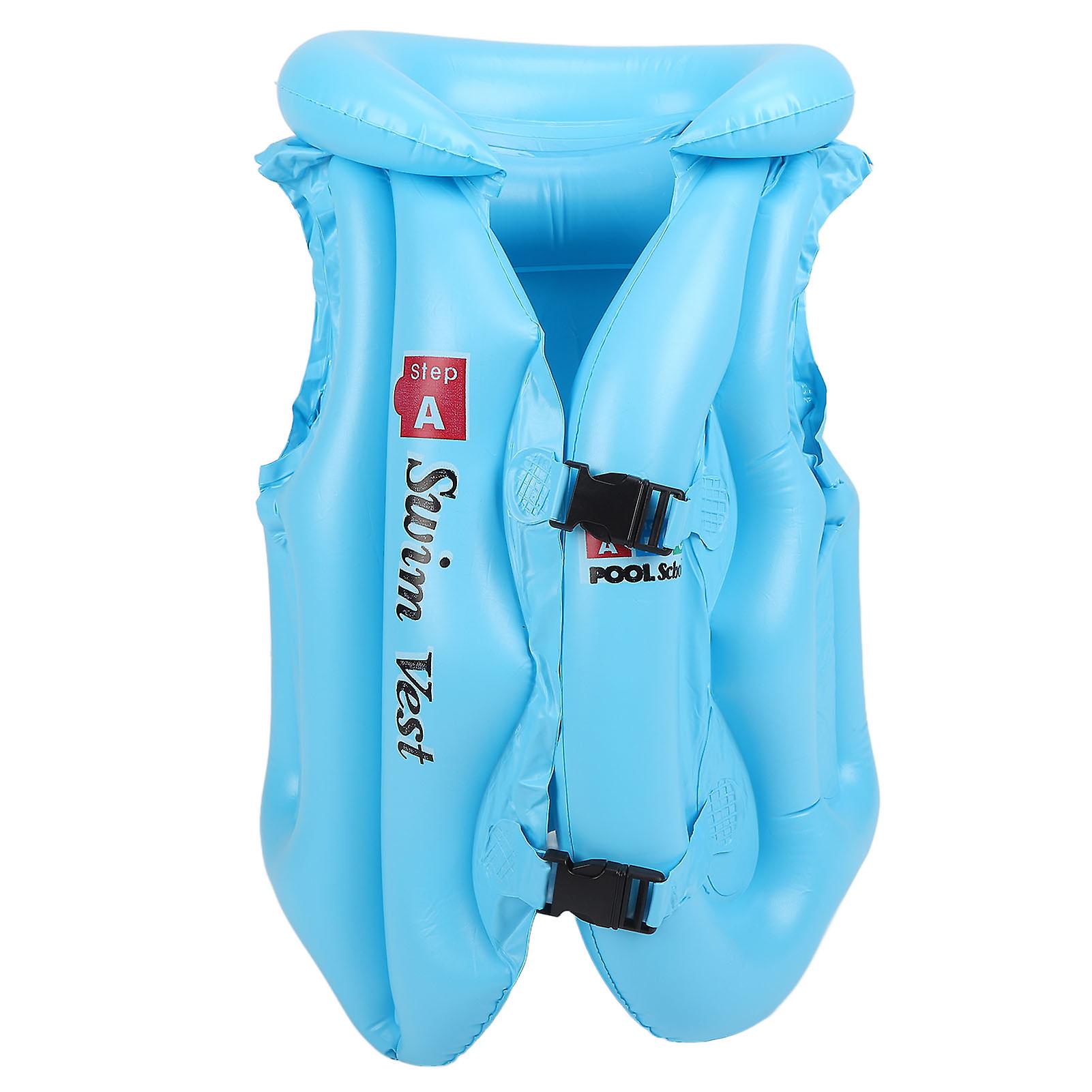 Kids Inflatable Swimming Vest Buoyancy Aid Swim Jackets Plastic Swimming Buoyancy Vest