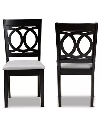 Furniture Furniture Lenoir Transitional 2 Piece Dining Chair Set with Seat