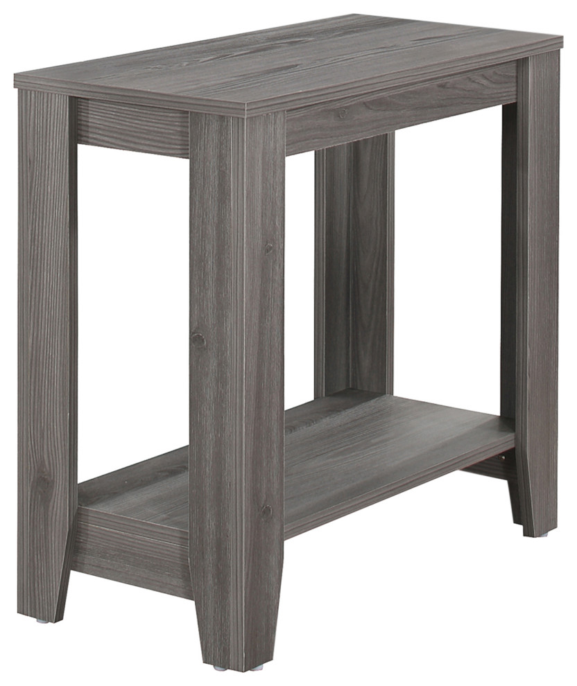 HomeRoots 11.75 quotx 23.75 quotx 22 quotGrey Particle Board Laminate Accent Table   Transitional   Side Tables And End Tables   by UStradeENT LLC  Houzz