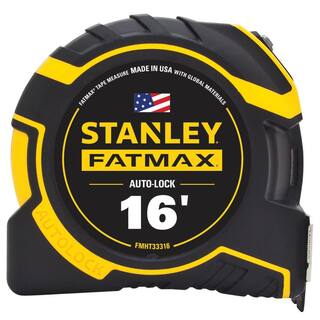 Stanley FATMAX 16 ft. Autolock Tape Measure FMHT33316S