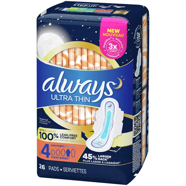 Always Ultra Thin Overnight Maxi Pads