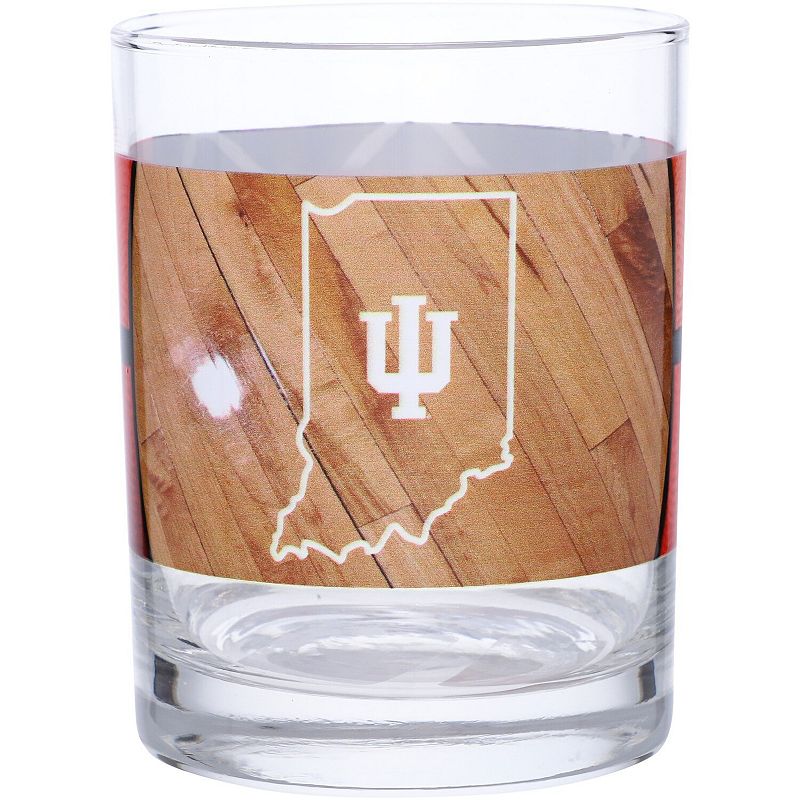 Indiana Hoosiers 14oz. Basketball Glass