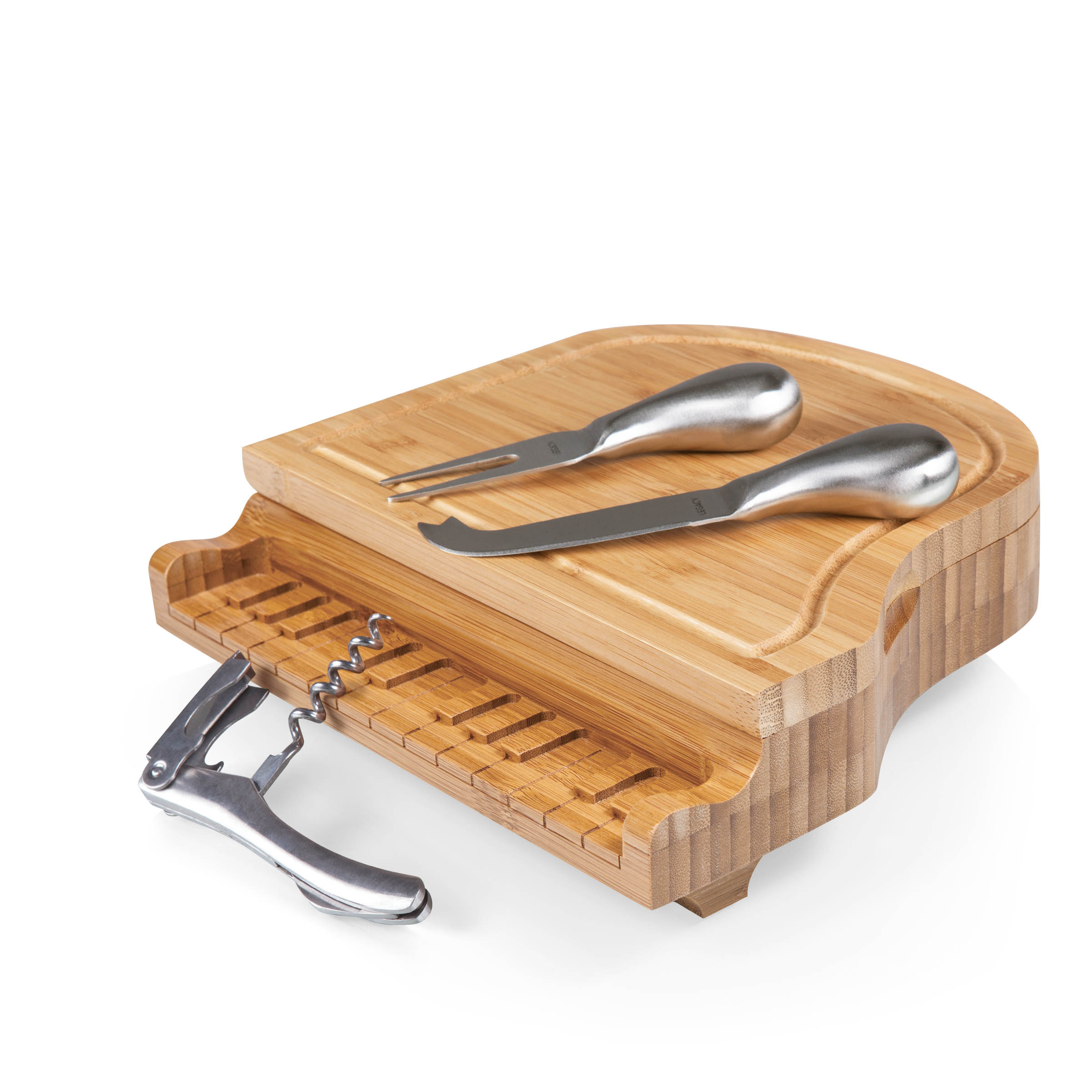 TOSCANA Piano Cheese Cutting Board and Tools Set